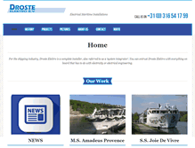 Tablet Screenshot of droste-elektro.nl